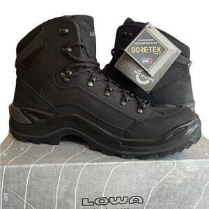 New Lowa Men's Renegade GTX Mid Hiking Boots (Select Size) Deep Black